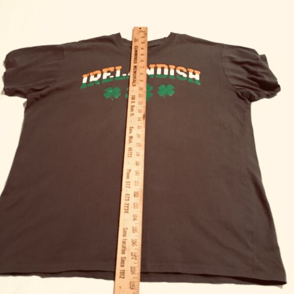 IRELANDISH St Patrick's Day T-shirt grey L - Picture 6 of 6